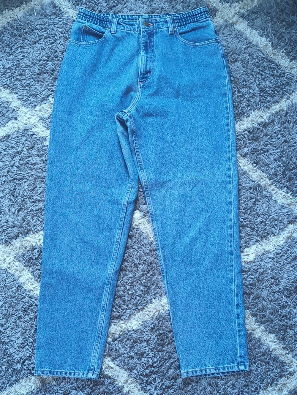 Vintage High Rise Paper Bag L.L Bean Original Fit / Relaxed Denim Jean Size 10 R